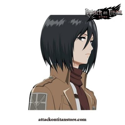 New Attack On Titan Mikasa Car Stickers Beauty Fine Decals