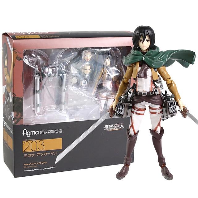 Attack On Titan Kyojin Mikasa Ackerman PVC Action Figur Modell 15CM Spielzeug 