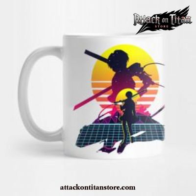 Retro Style Levi Ackerman Mug