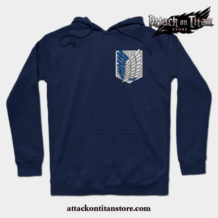 The Survey Corps Hoodie Navy Blue / S