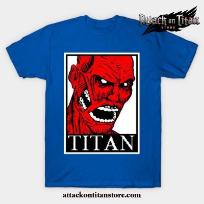 Titan Anime T-Shirt Blue / S