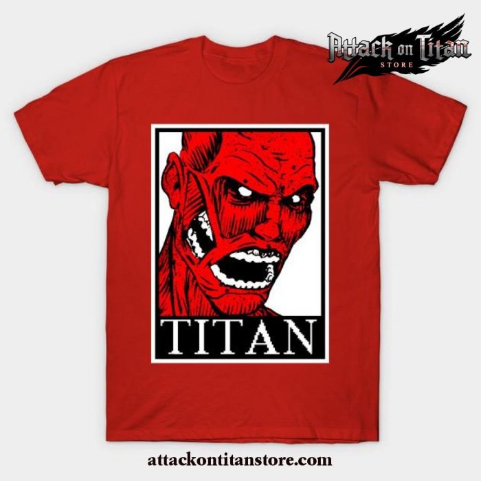 Titan Anime T-Shirt Red / S