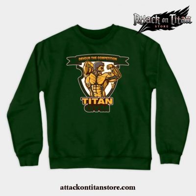 Titan Gym Crewneck Sweatshirt Green / S