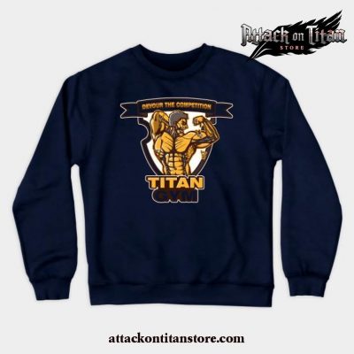Titan Gym Crewneck Sweatshirt Navy Blue / S
