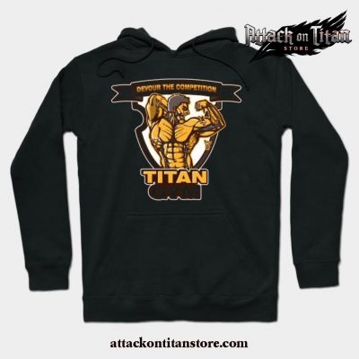 Titan Gym Hoodie Black / S