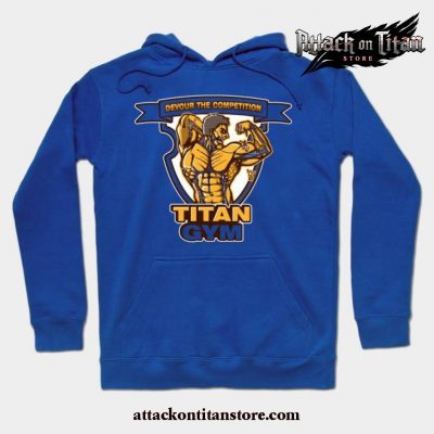 Titan Gym Hoodie Blue / S