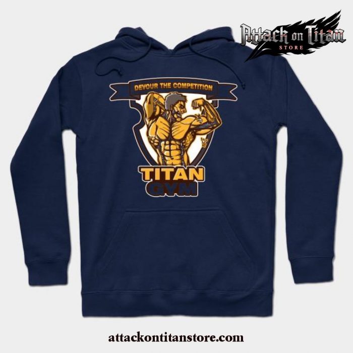 Titan Gym Hoodie Navy Blue / S