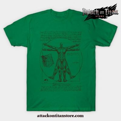 Vitruvian Titan T-Shirt Green / S