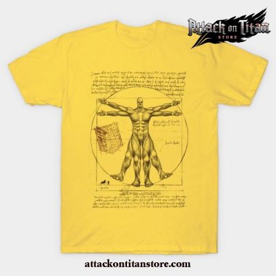 Vitruvian Titan T-Shirt Yellow / S