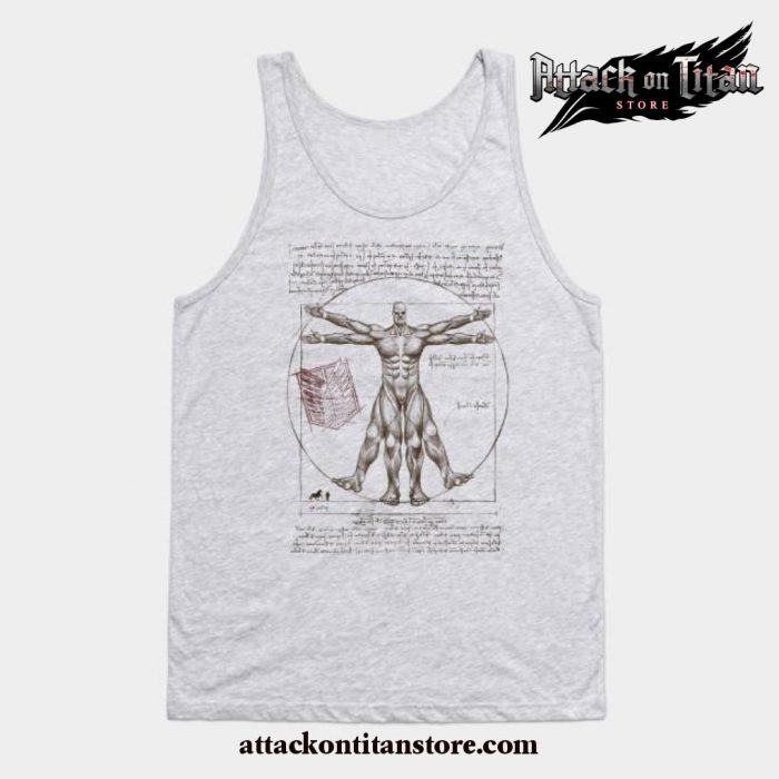 Vitruvian Titan Tank Top Gray / S