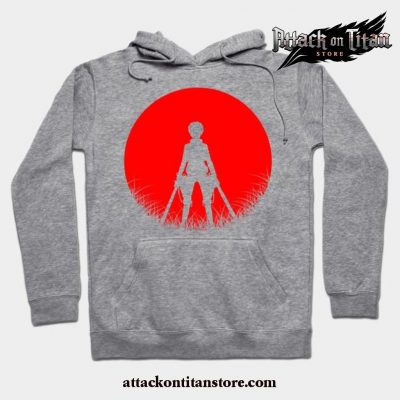 Yeager Silhouette Attack Hoodie Gray / S