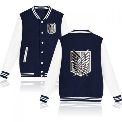 2024 Attack on Titan anime Baseball Jacket - Attack On Titan Store