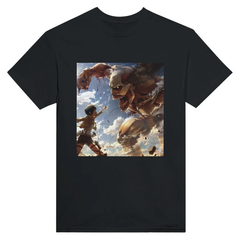 Attack on Titan Mikasa Fighting Colossal T-Shirt